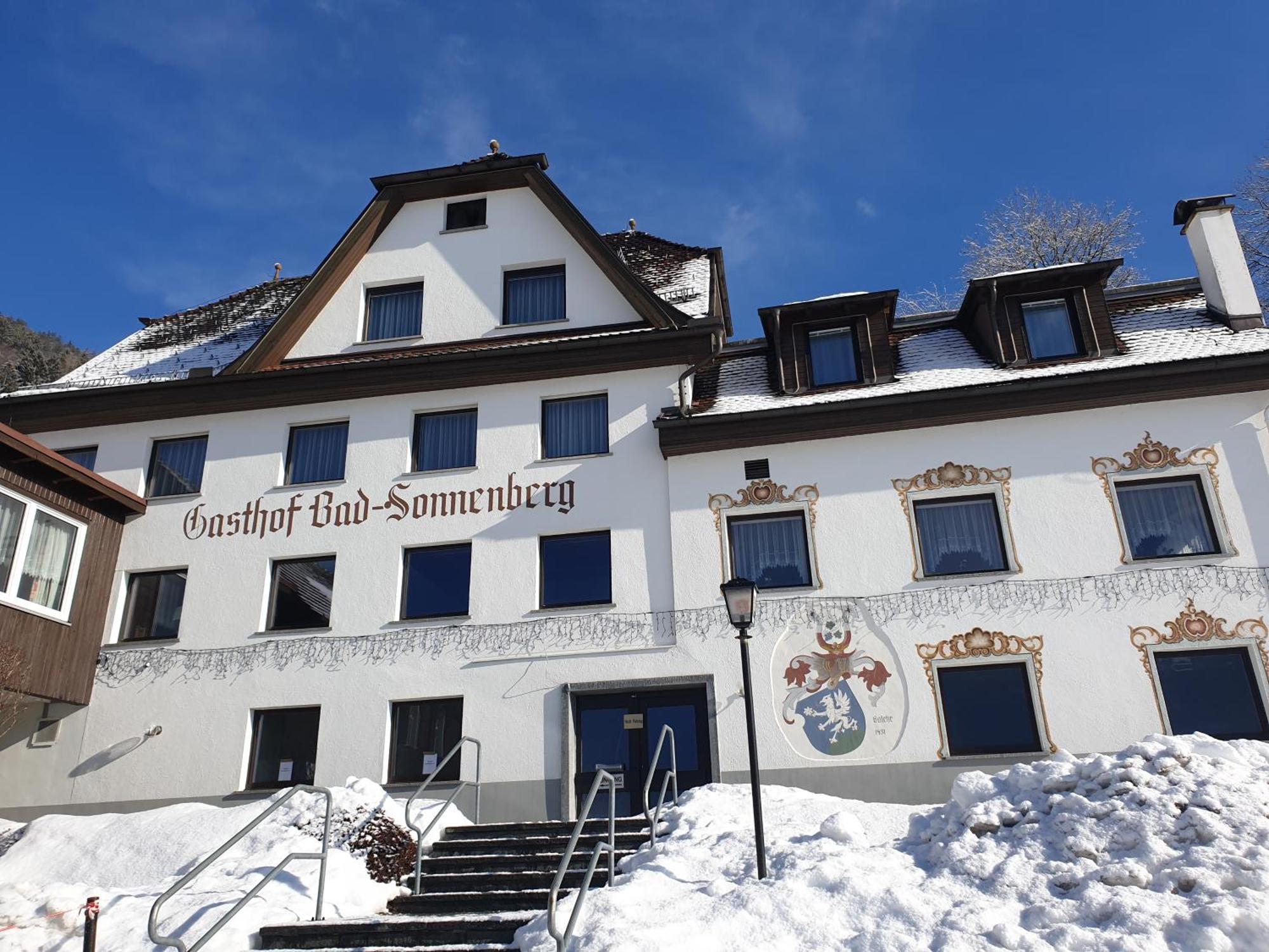 Gasthof Bad Sonnenberg Hotel Nueziders ภายนอก รูปภาพ